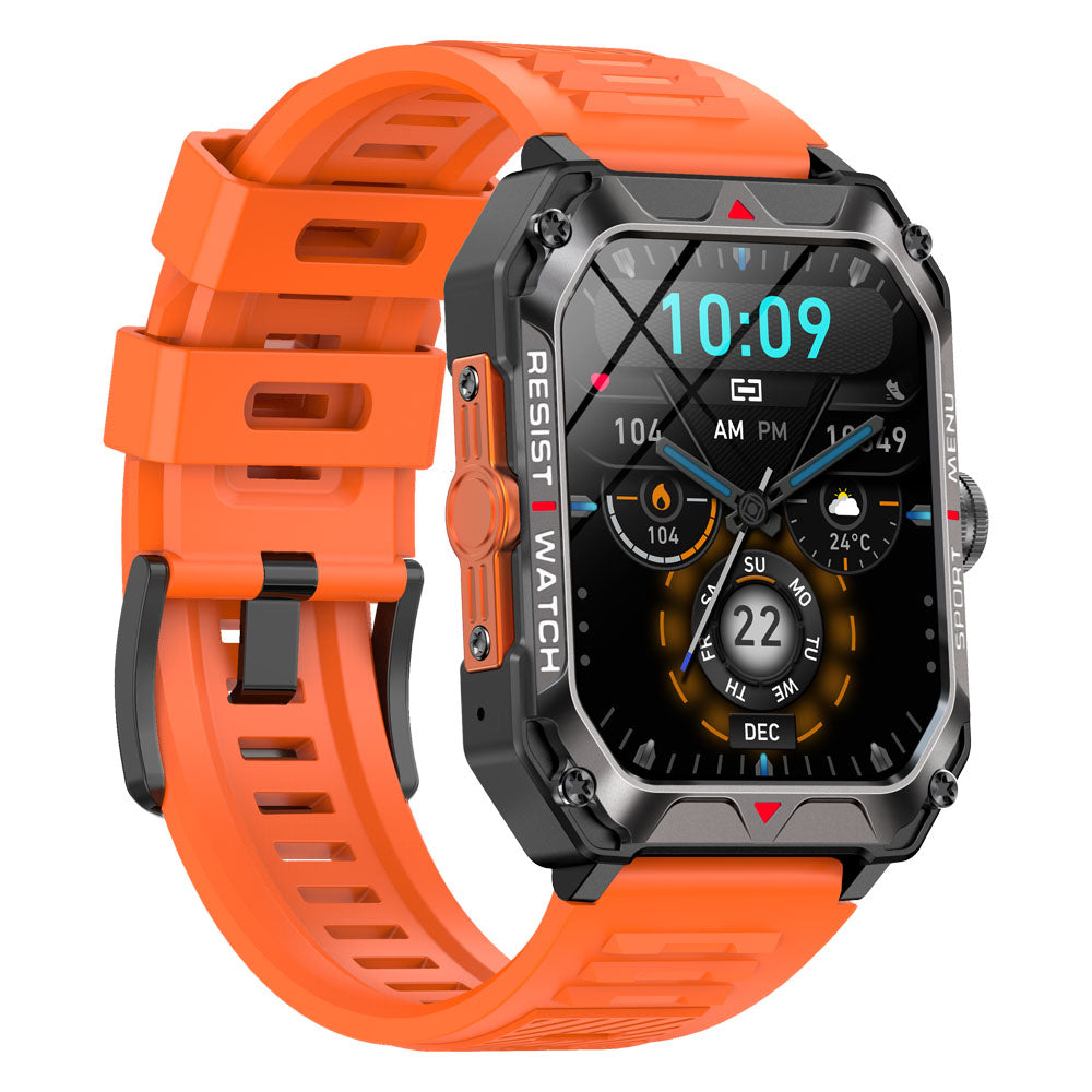 Fitaos Indestructible Outdoor Sports Heart Rate Blood Oxygen Call Reminder Bluetooth Music