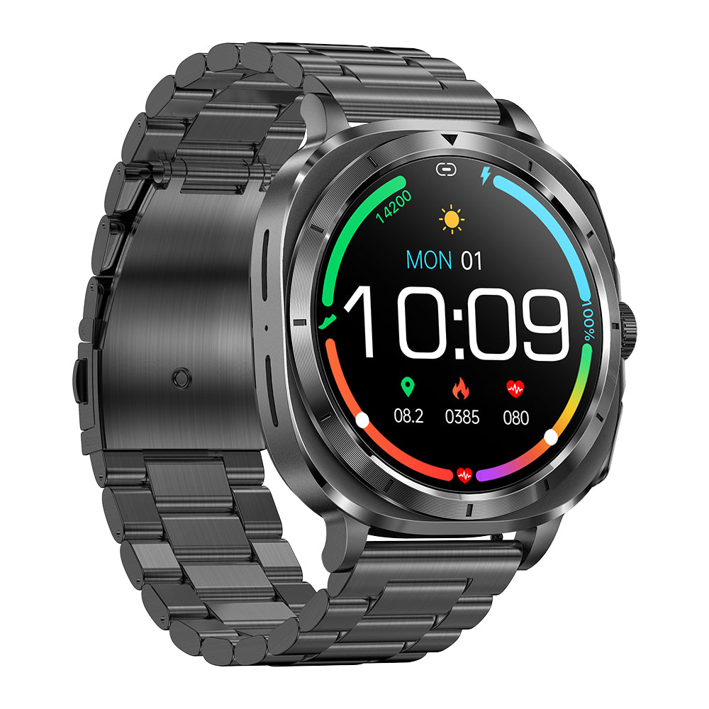 Fitaos P04 ECG Blood glucose Sos Uric acid cholesterol Stress monitoring Smartwatch