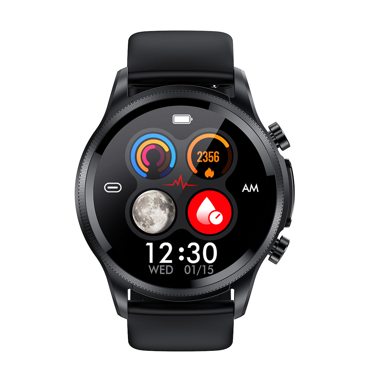 FITAOS Multifunctional Monitoring Smartwatch With ECG /Blood Oxygen/Blood Pressure/Blood Glucose