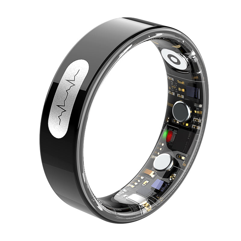 FITAOS R08 Blood Glucose ECG/EKG Blood Pressure Monitoring AI Health Analysis Smart Ring