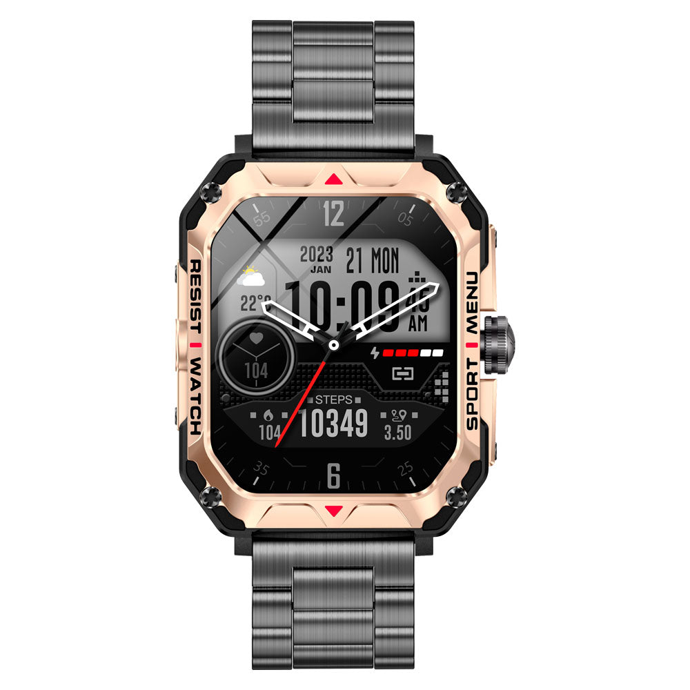 Fitaos Indestructible Outdoor Sports Heart Rate Blood Oxygen Call Reminder Bluetooth Music