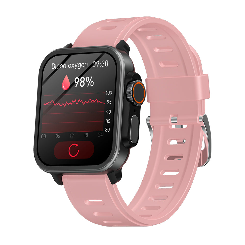 Fitaos VEE ECG/EKG Blood Glucose Blood Oxygen Heart Rate Monitoring Sport SmartWatch