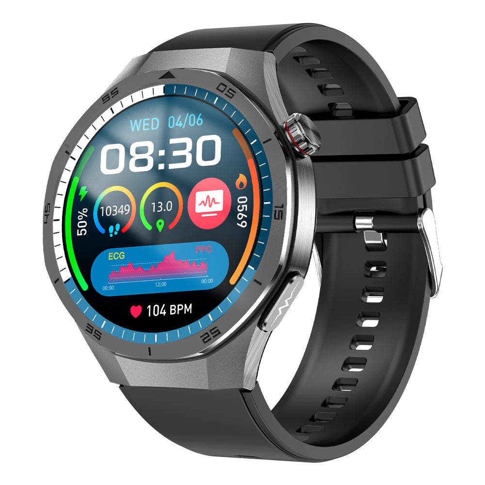Fitaos P05 ECG Blood glucose Sos Uric acid cholesterol Stress monitoring Smartwatch