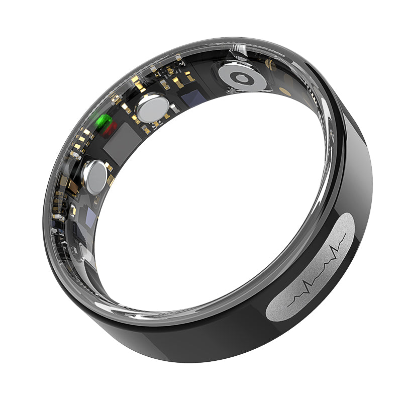 FITAOS R08 Blood Glucose ECG/EKG Blood Pressure Monitoring AI Health Analysis Smart Ring