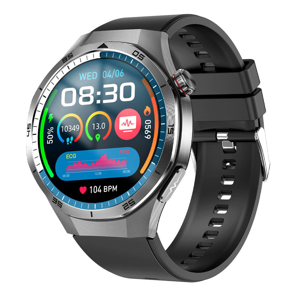 Fitaos P05 ECG Blood glucose Sos Uric acid cholesterol Stress monitoring Smartwatch