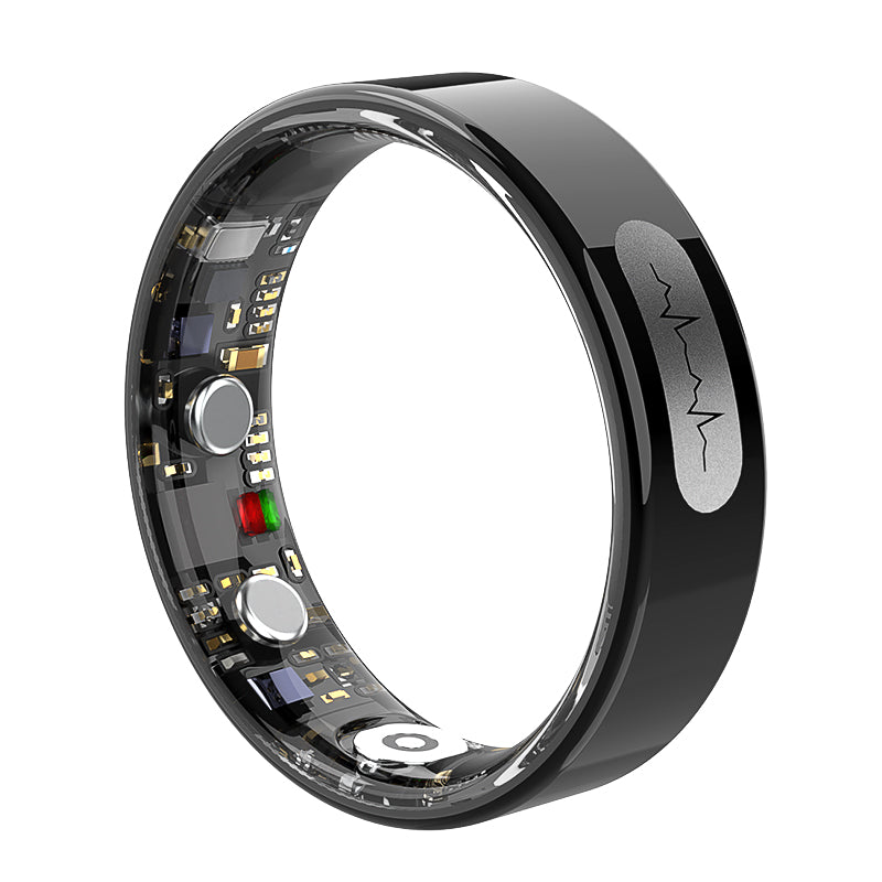 FITAOS R08 Blood Glucose ECG/EKG Blood Pressure Monitoring AI Health Analysis Smart Ring