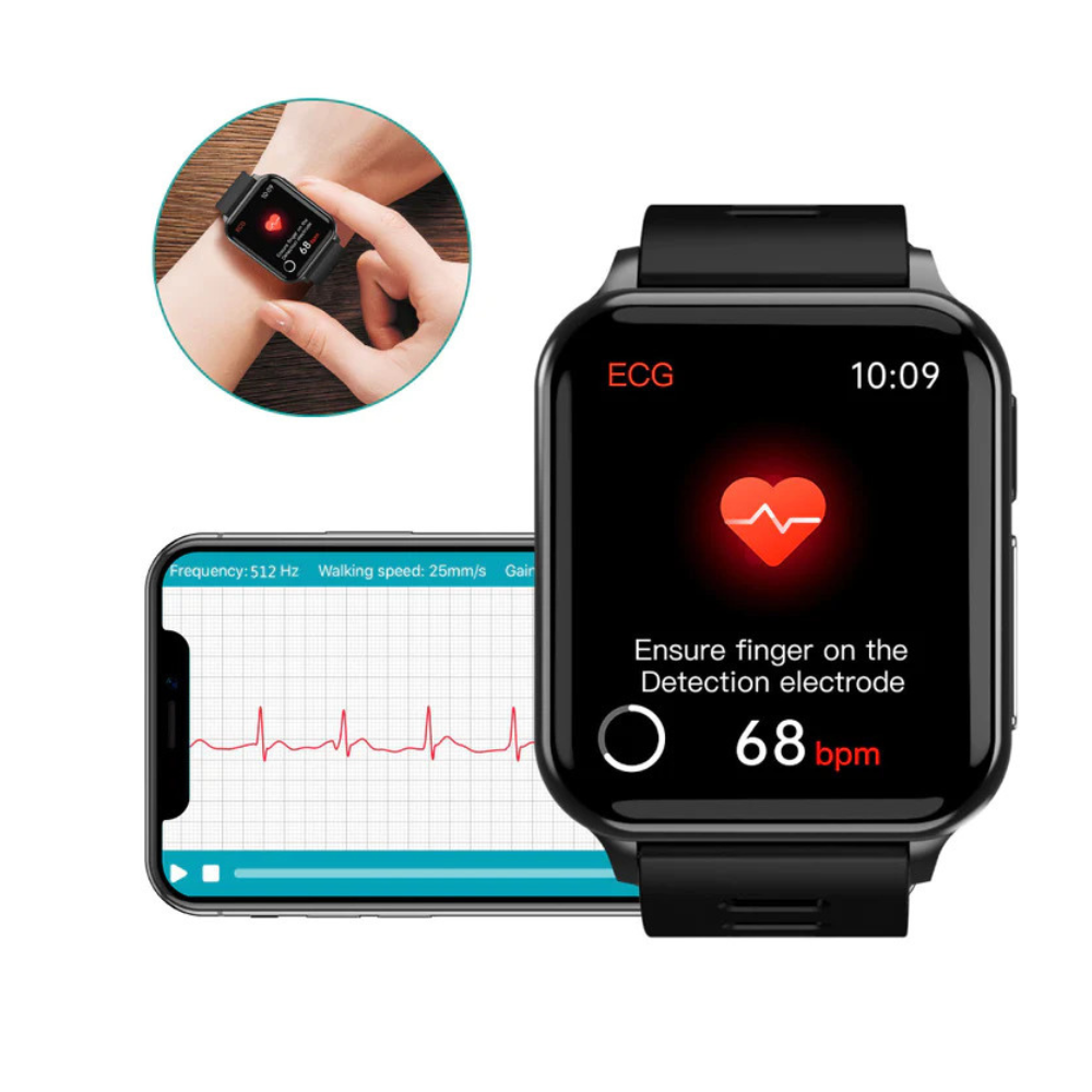 Veepoo Smartwatch RIG ECG Blood Oxygen Heart Rate Sleep Monitoring Health Smart  Watch – Fitaos