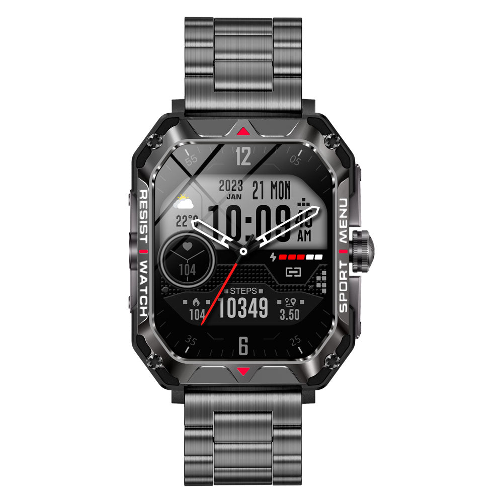 Fitaos Indestructible Outdoor Sports Heart Rate Blood Oxygen Call Reminder Bluetooth Music