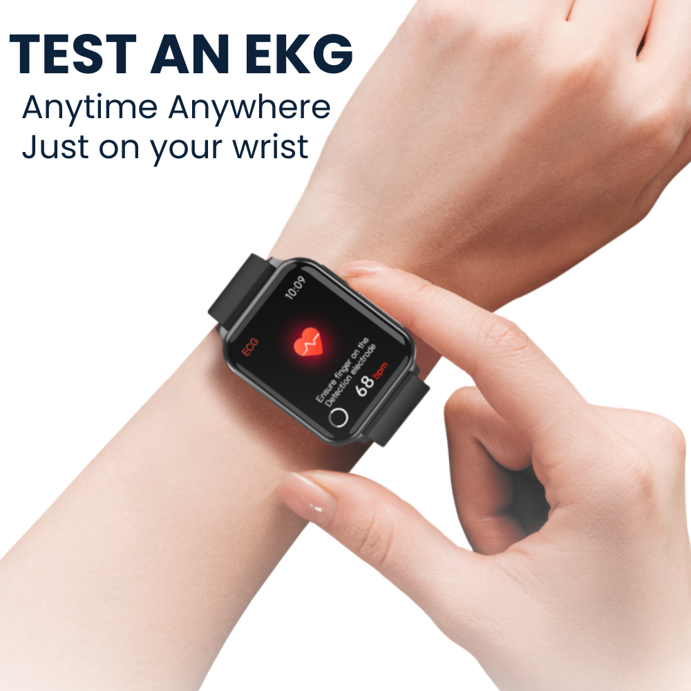 CFDA Certification Health ECG  Smartwatch With Blood Oxygen Heart Rate Monitor Sleep Monitoring Health Tracker Watch