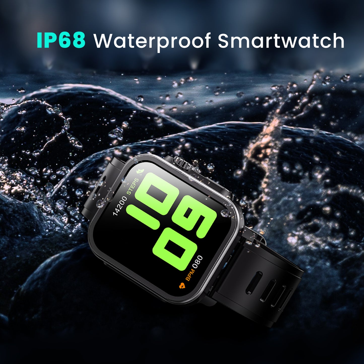 Fitaos VEE ECG/EKG Blood Glucose Blood Oxygen Heart Rate Monitoring Sport SmartWatch
