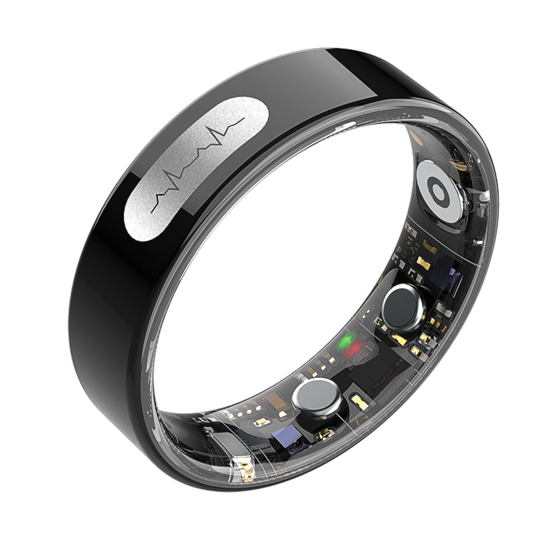 FITAOS R08 Blood Glucose ECG/EKG Blood Pressure Monitoring AI Health Analysis Smart Ring