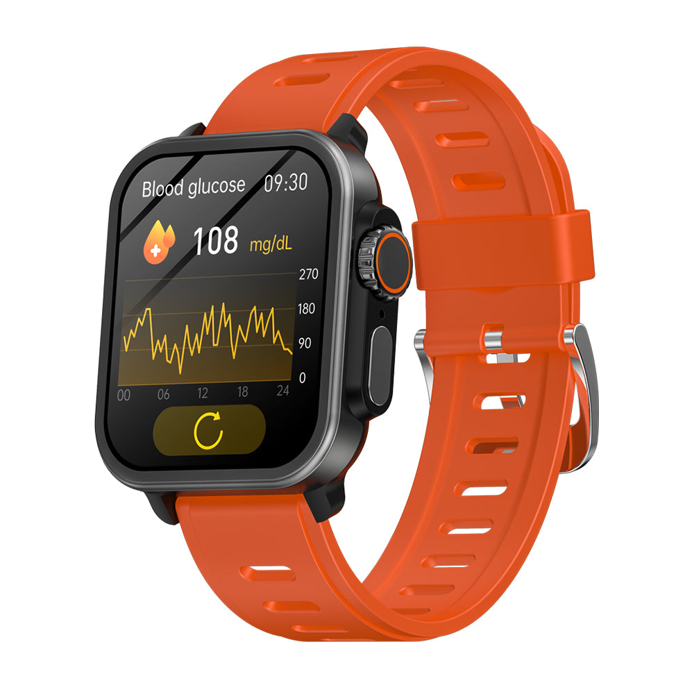 Fitaos VEE ECG/EKG Blood Glucose Blood Oxygen Heart Rate Monitoring Sport SmartWatch