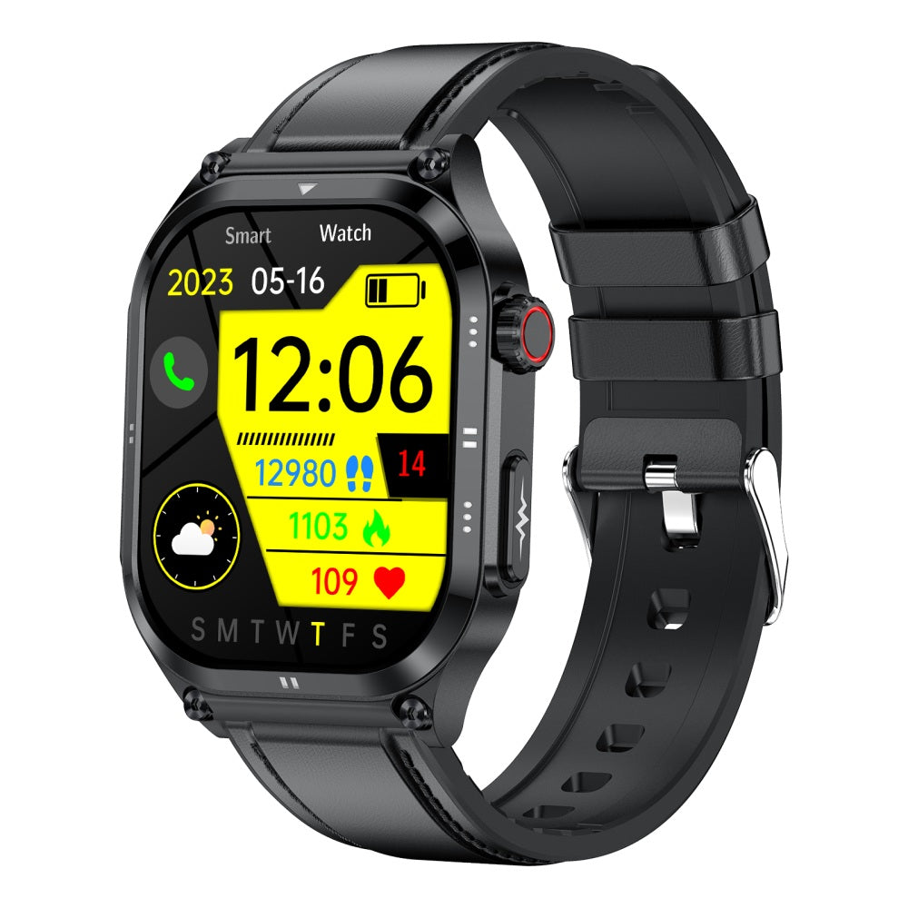 Fitaos P06 ECG Blood glucose Sos Uric acid monitoring Smartwatch with an intelligent sleep aid device