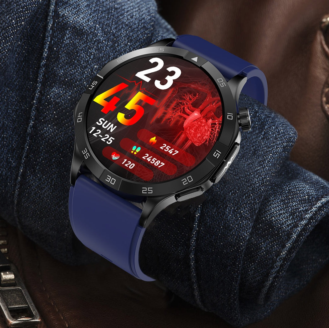 Fitaos P07 ECG Blood glucose Sos Uric acid monitoring Smartwatch with an intelligent sleep aid device
