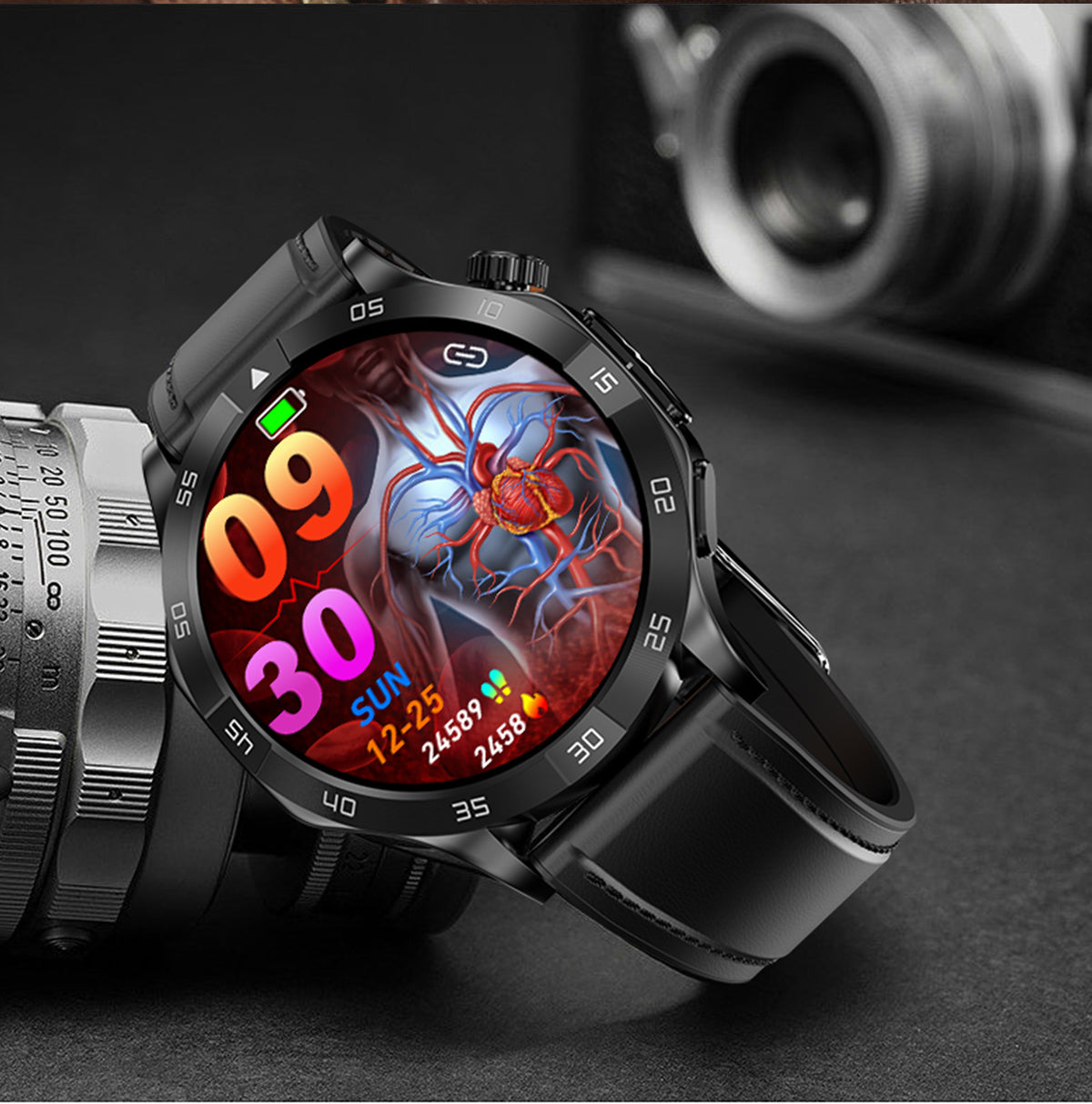 Fitaos P07 ECG Blood glucose Sos Uric acid monitoring Smartwatch with an intelligent sleep aid device