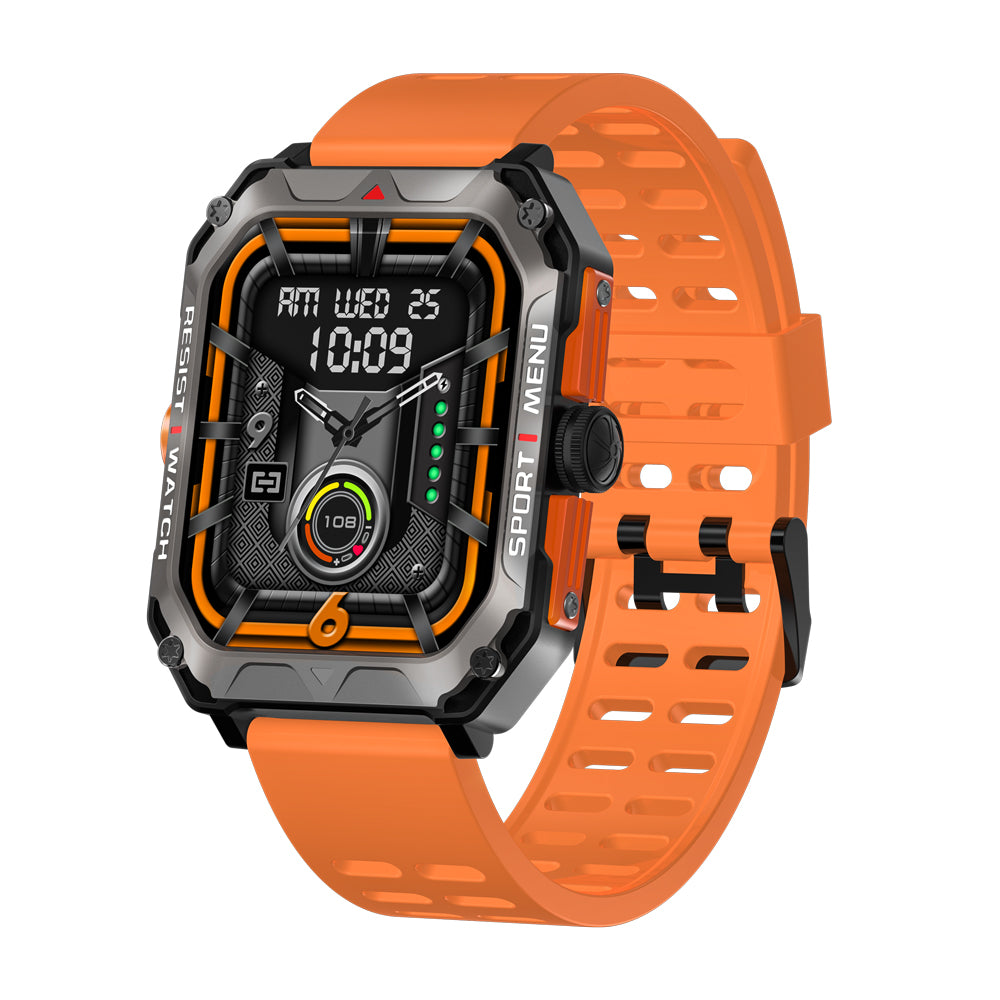 Fitaos Indestructible Outdoor Sports Heart Rate Blood Oxygen Call Reminder Bluetooth Music