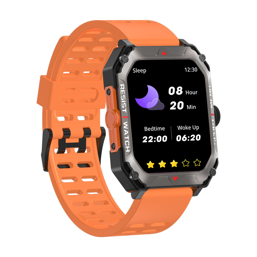 Fitaos Indestructible Outdoor Sports Heart Rate Blood Oxygen Call Reminder Bluetooth Music