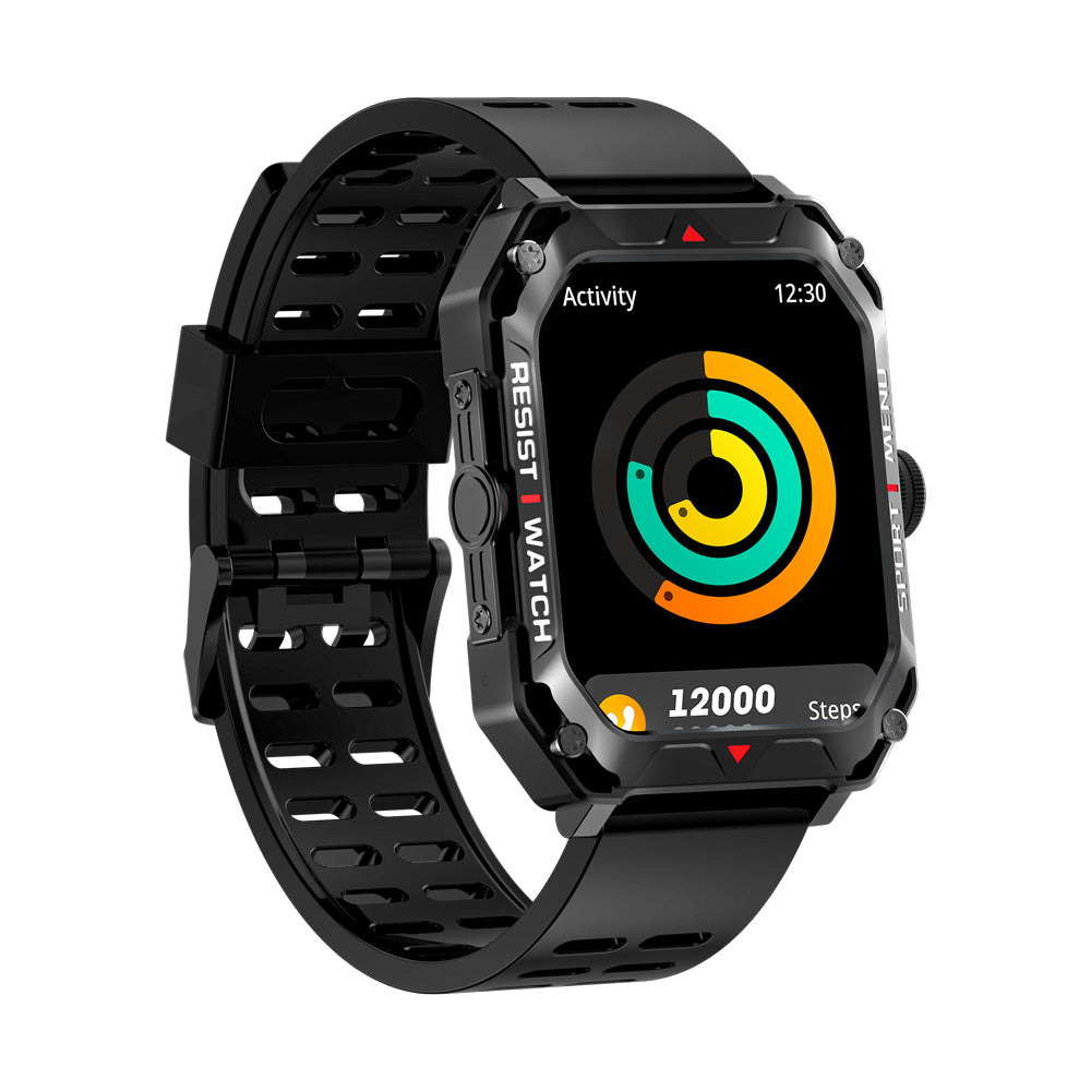 Fitaos Indestructible Outdoor Sports Heart Rate Blood Oxygen Call Reminder Bluetooth Music