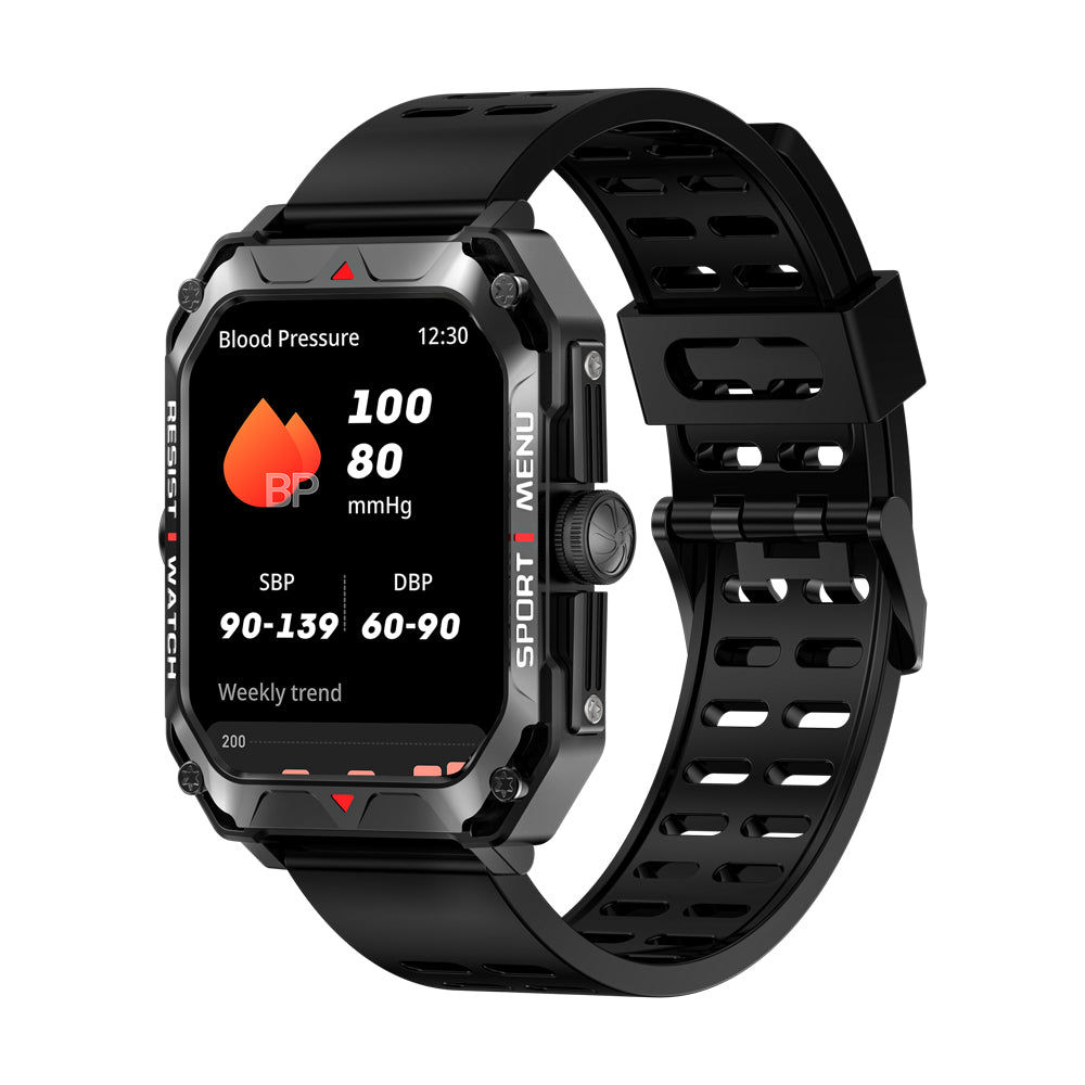 Fitaos Indestructible Outdoor Sports Heart Rate Blood Oxygen Call Reminder Bluetooth Music