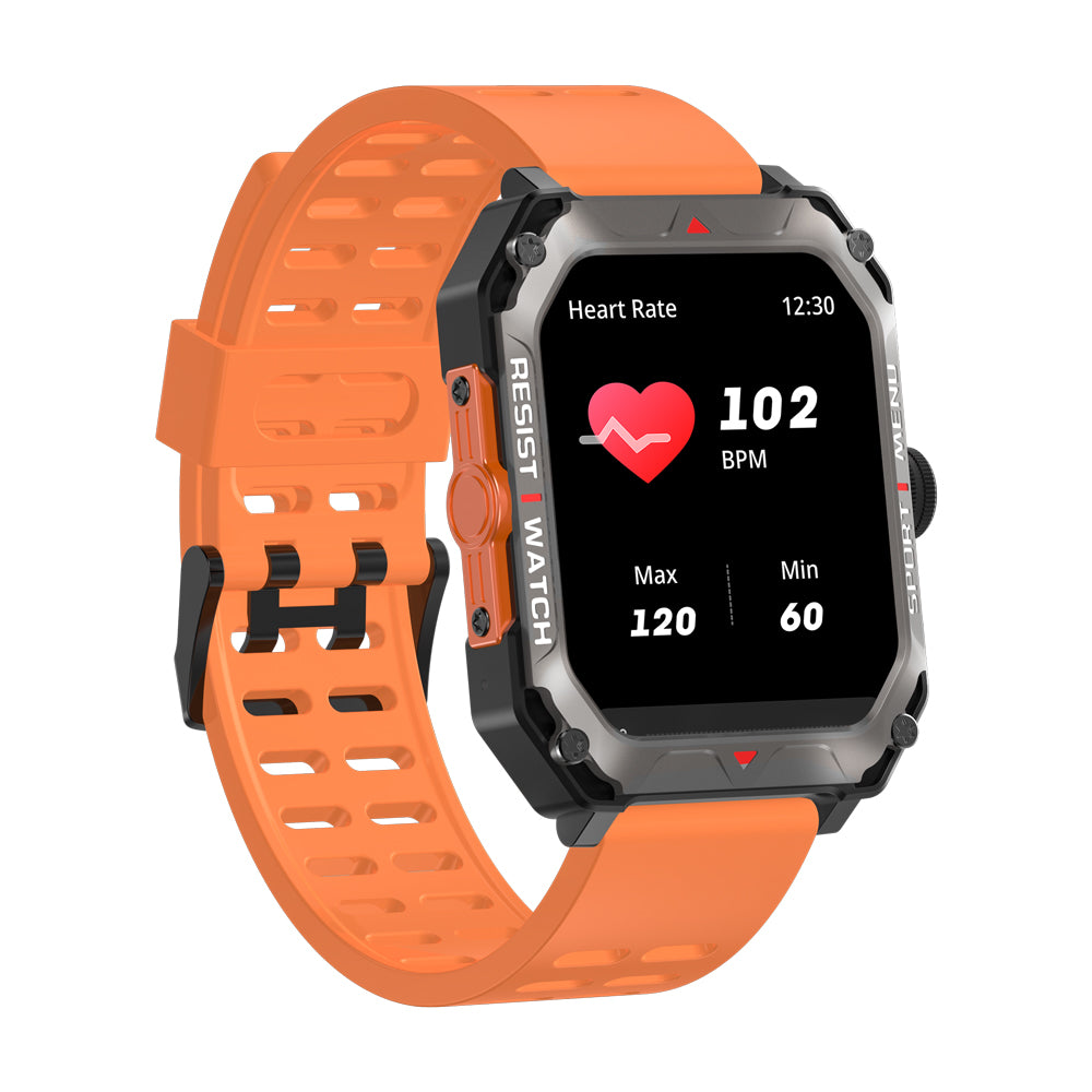 Fitaos Indestructible Outdoor Sports Heart Rate Blood Oxygen Call Reminder Bluetooth Music