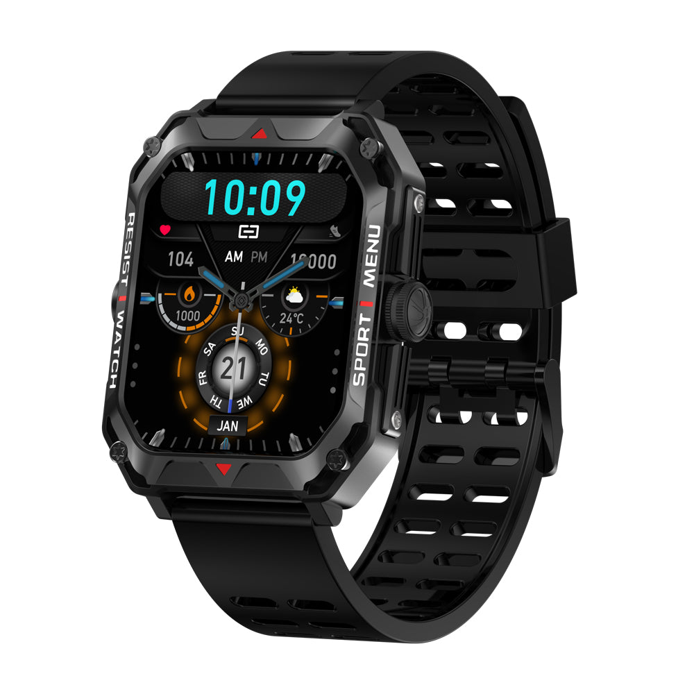 FITAOS VKH22 Military Smart Watch for Men with Call Outdoor Tactical Sports Fitness Tracker