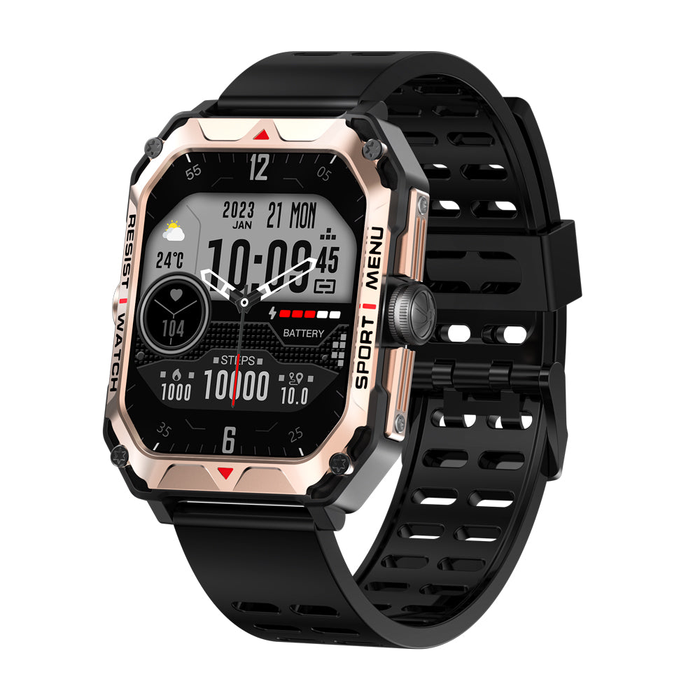 FITAOS VKH22 Military Smart Watch for Men with Call Outdoor Tactical Sports Fitness Tracker