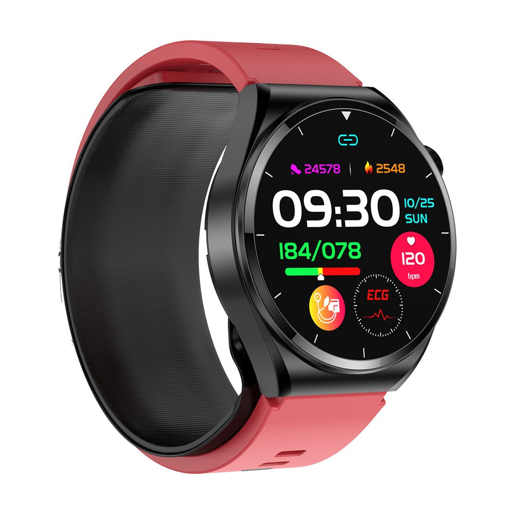 Fitaos Max 4 High Precision Air Pump Blood Pressure ECG Blood Oxygen Monitoring SmartWatch