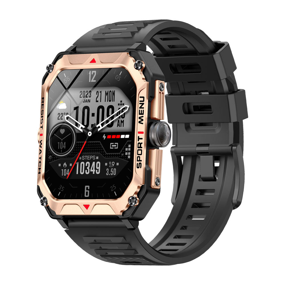 Fitaos Indestructible Outdoor Sports Heart Rate Blood Oxygen Call Reminder Bluetooth Music