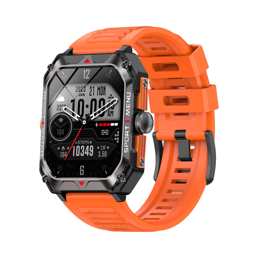 Fitaos Indestructible Outdoor Sports Heart Rate Blood Oxygen Call Reminder Bluetooth Music