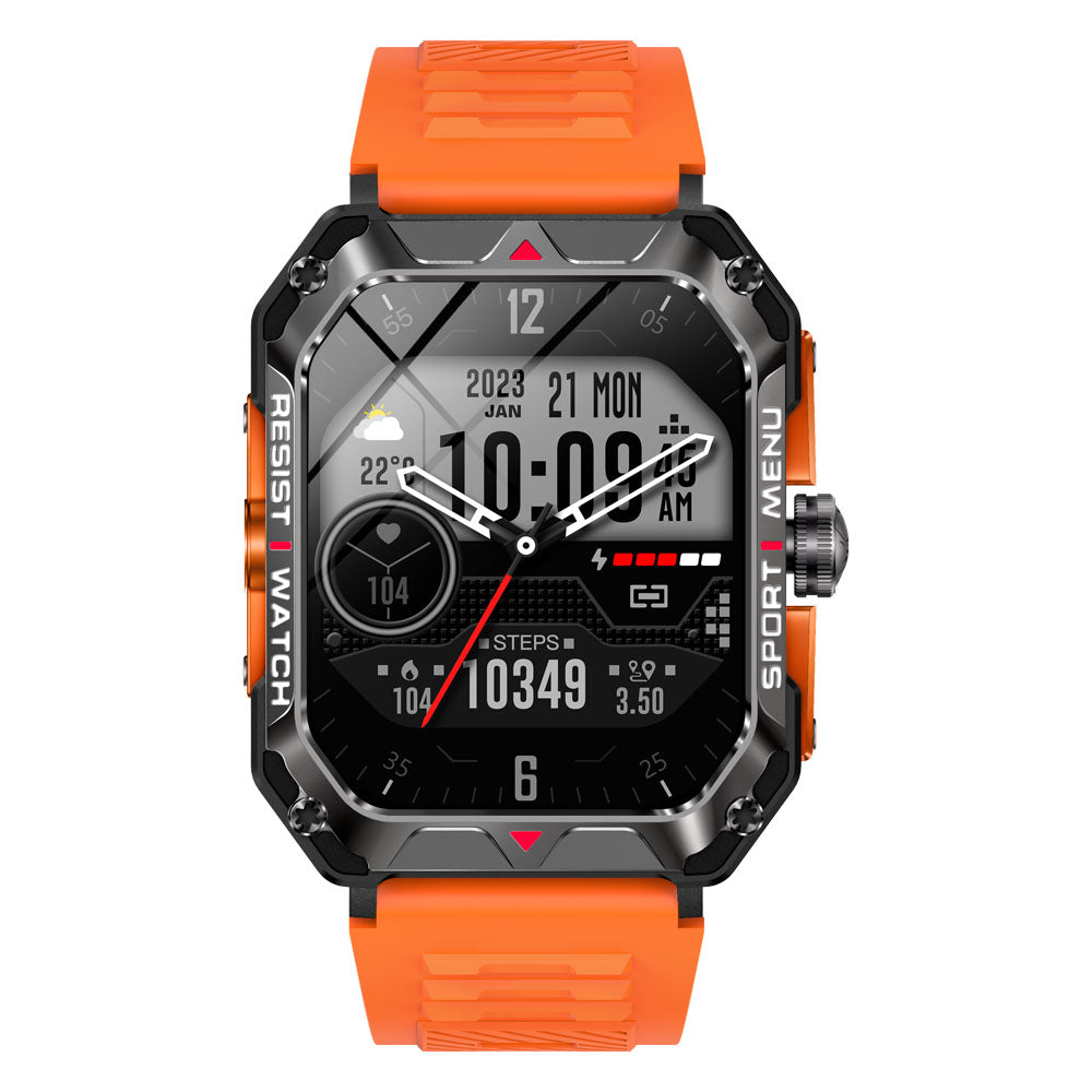 Fitaos Indestructible Outdoor Sports Heart Rate Blood Oxygen Call Reminder Bluetooth Music