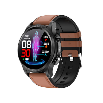 FITAOS Multifunctional Monitoring Smartwatch With ECG /Blood Oxygen/Blood Pressure/Blood Glucose