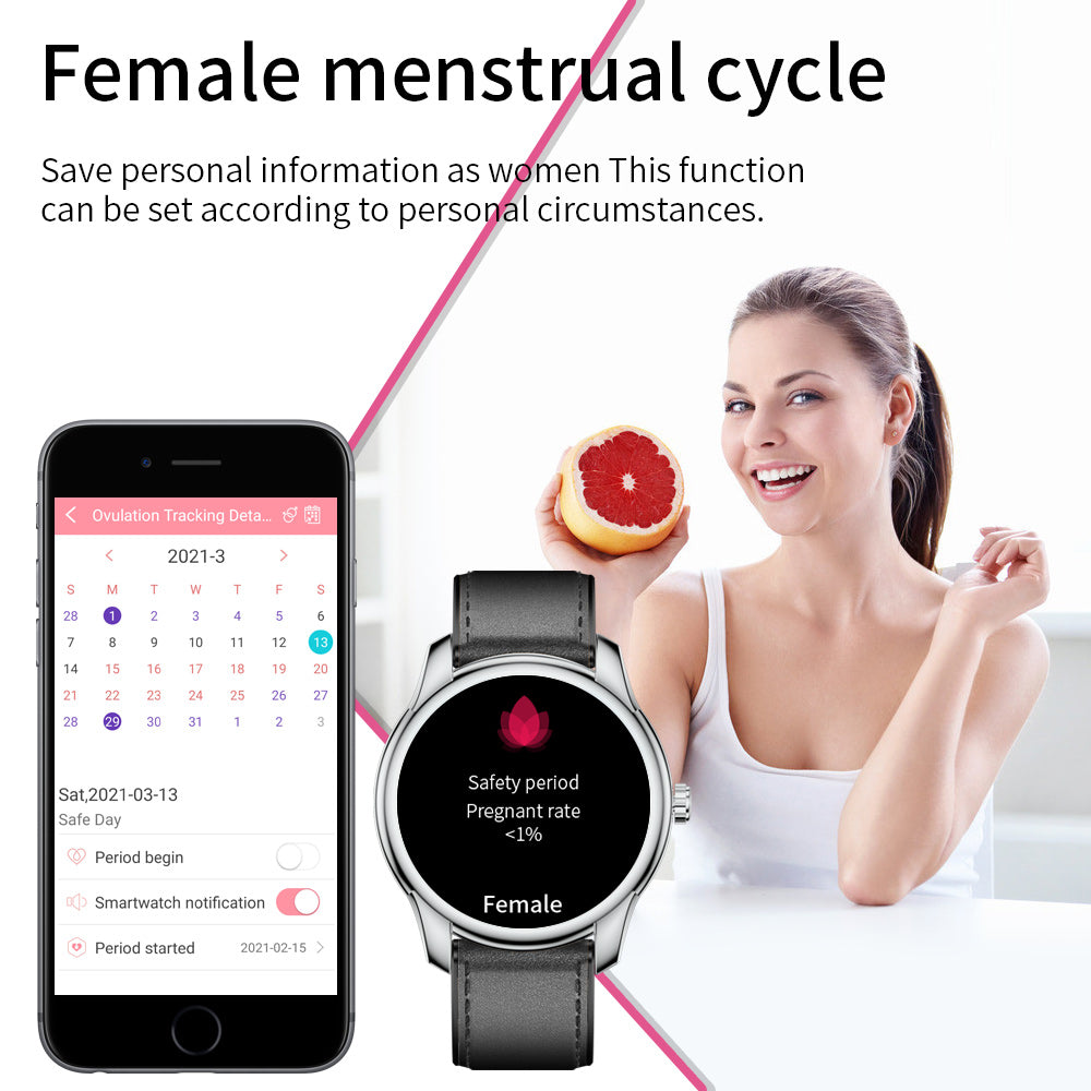 FITAOS Heart Rate Blood Pressure Monitoring Bluetooth Smartwatch VKW9