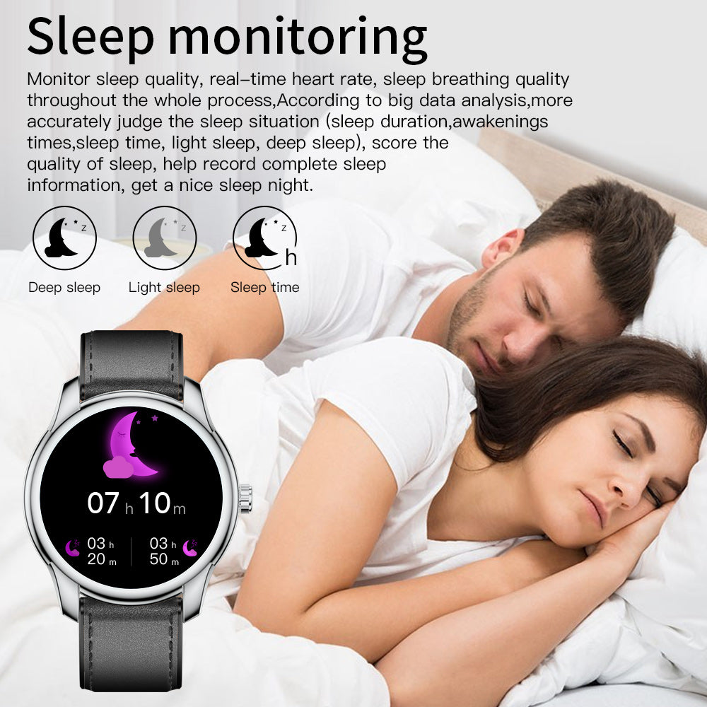 FITAOS Heart Rate Blood Pressure Monitoring Bluetooth Smartwatch VKW9