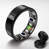 FITAOS V8 smart ring with magnetic charging case, titanium build and 5ATM water resistance