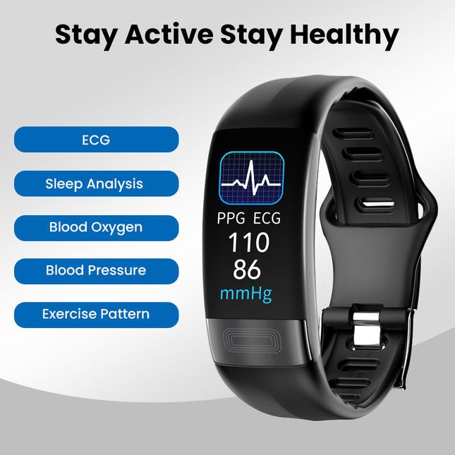 FITAOS P11 ECG Blood Oxygen Monitoring Smart Bracelet