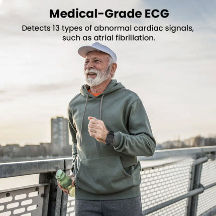 CFDA Certification Health ECG  Smartwatch With Blood Oxygen Heart Rate Monitor Sleep Monitoring Health Tracker Watch