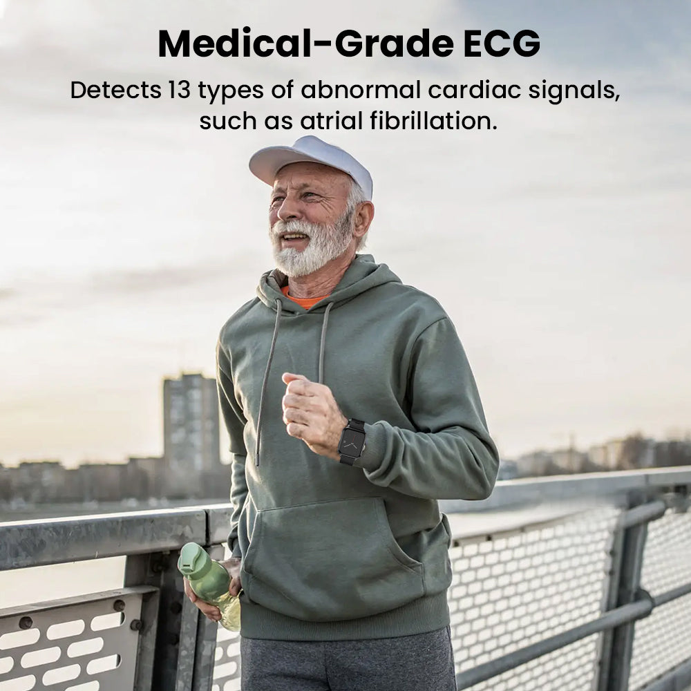 CFDA Certification Health ECG  Smartwatch With Blood Oxygen Heart Rate Monitor Sleep Monitoring Health Tracker Watch