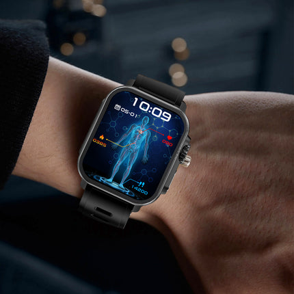 Fitaos VEE ECG/EKG Blood Glucose Blood Oxygen Heart Rate Monitoring Sport SmartWatch