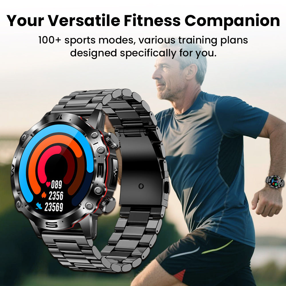 Fitaos PRO 3 High-end ECG/EKG blood sugar health sports smart watch