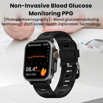 Fitaos VEE ECG/EKG Blood Glucose Blood Oxygen Heart Rate Monitoring Sport SmartWatch
