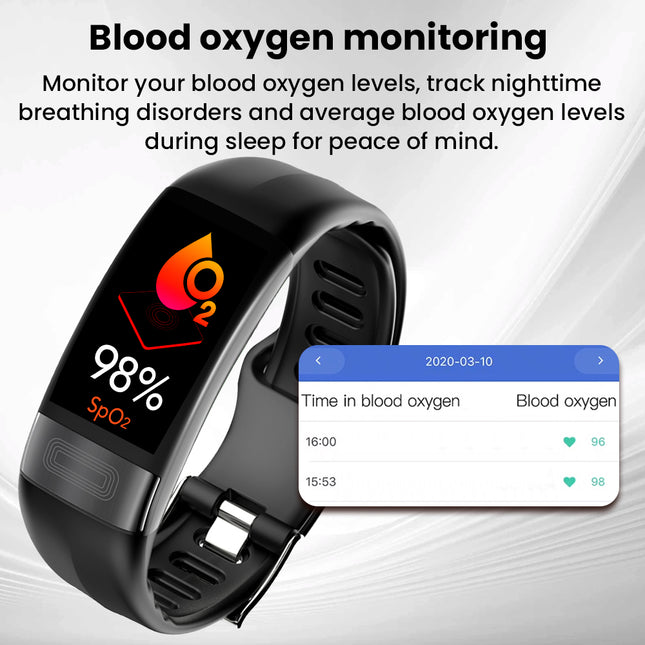 FITAOS P11 ECG Blood Oxygen Monitoring Smart Bracelet