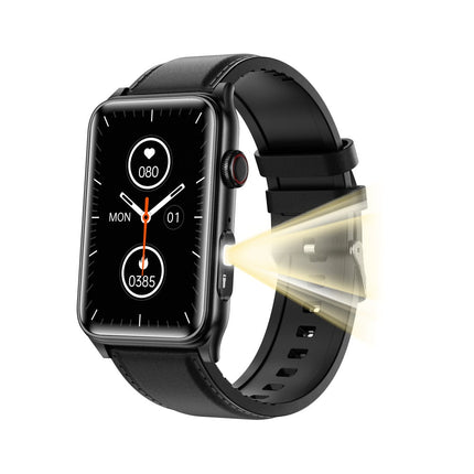 Fitaos Flashlight Blood Sugar Blood Pressure Blood oxygen Sleep Monitoring Waterproof Smartwatch