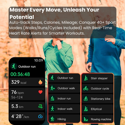 CFDA Certification Health ECG  Smartwatch With Blood Oxygen Heart Rate Monitor Sleep Monitoring Health Tracker Watch