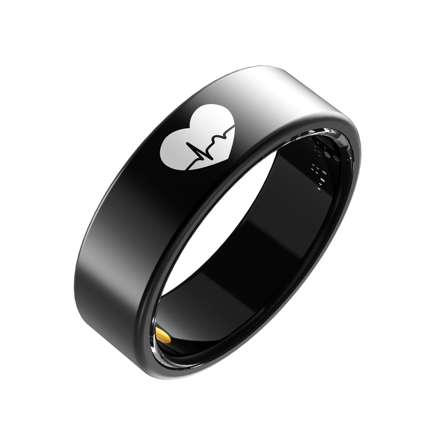 FITAOS R07 Blood Glucose ECG/EKG Blood Pressure Monitoring AI Health Analysis Smart Ring