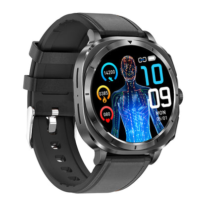 Fitaos P04 ECG Blood glucose Sos Uric acid cholesterol Stress monitoring Smartwatch