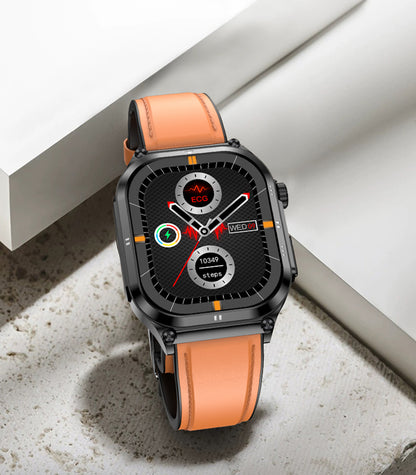 Fitaos P06 ECG Blood glucose Sos Uric acid monitoring Smartwatch with an intelligent sleep aid device