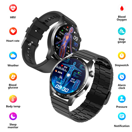 Fitaos ECG Blood glucose Blood Oxygen monitoring SOS Smartwatch