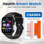 Black Silicone+ 2 extra bands