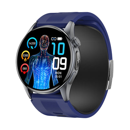 Fitaos Max 6 High-end Flagship Air Pump Blood Pressure ECG Blood Sugar Blood Oxygen Monitoring SmartWatch