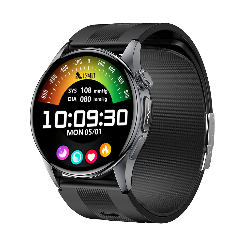 Fitaos Max 6 High-end Flagship Air Pump Blood Pressure ECG Blood Sugar Blood Oxygen Monitoring SmartWatch